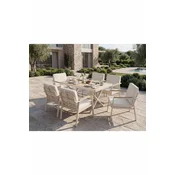 HANAH HOME Baštenska garnitura Monte Cream