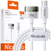 Mcdodo MCDODO MACBOOK AIR PRO USB-C MAGSAFE 3 140W POLNILNI NAPAJALNI KABEL 2M