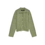 VERO MODA Pletena jopa VMROBIN oliva