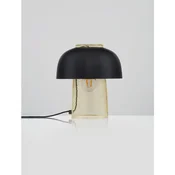 SQUBE STOLNA LAMPA  E27/12W/CRNO - ZLATNA
