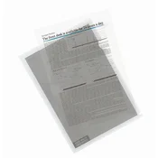 PLUS Maskirni rokavi L - A4, prozorni, 5 kosov