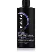Syoss Blonde & Silver vijoličen šampon za blond in sive lase 440 ml