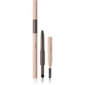 thim Artist Touch Brow Duo obojestranski svinčnik za obrvi s krtačko odtenek 02 Natural Brown 0.6 g