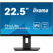 iiyama ProLite XUB2395WSU-B5 57.15cm (22.5" ) WUXGA IPS Monitor HDMI/DP/VGA 75Hz