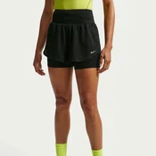 Nike W NK FLOW MSH DF 2N1 SHORT, ženske tekaške hlače, črna IF7518