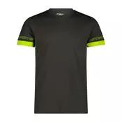 CMP MAN T-SHIRT, moška tekaška majica, črna 33N6677