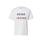 Pepe Jeans Majica SEASON III temno modra/rdeča/bela
