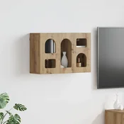 Viseci ormaric s policom Zidne Umjetnicki hrast 60 x 20 x 40 cm