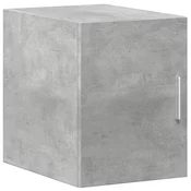 MAISON CHIC Stenska omarica - Zidna omarica betonsko siva 30x42,5x40 cm inženirski les iu1279, (22062916)