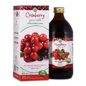 Mannavita Brusnica, 100% čisti stisnjeni sok • 500 ml
