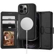 OVITEK TECH-PROTECT WALLET MAGSAFE IPHONE 12/12 PRO BLACK
