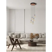 PALUZ VISILICA LED/3000K/30W/1558Lm/CRNA & ROSE GOLD NL9186965