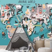Foto tapeta - Animal Map 450x315