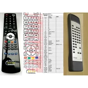 General TEAC RC-626 - compatible General-branded remote control
