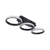 LED prigušiva stropna svetiljka LED/30W/230V 3000-6500K crna Wi-Fi Tuya + daljinski upravljac
