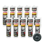 IsolBau Nevtralni silikon antracit Nevtralni silikon 10 x 300 ml