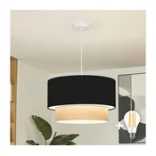 Brilagi - LED luster na sajli CERIA 1xE27/40W/230V precnik 50 cm crna/bež