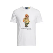 Polo Ralph Lauren Majica kamela/temno zelena/jastog/bela