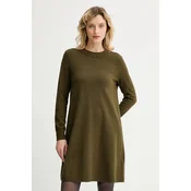 Haljina Marc OPolo boja: zelena, mini, ravna, 5000007314
