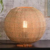 GOOD & MOJO Iguazu namizna svetilka, krogla, O 32 cm - Dnevna soba/jedilnica - Dizajn - naravna, črna
