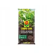 COMPO Kompozitni zemeljski substrat za zelene rastline in palme pH 5,0-6,5 20 l