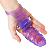 Naprstni vibrator Finger Banger G-spot, vijoličen