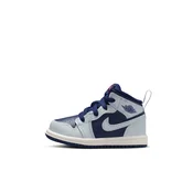 Nike Jordan 1 Mid Baby/Toddler Shoes - Blue