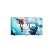 Philips TV, 43 PUT7630, 4K, Google, crni