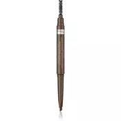 Rimmel Brow This Way svinčnik za obrvi s krtačko 2v1 odtenek 002 Medium Brown 0,25 g