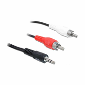 DELOCK Delock kabel AVDIO 3.5M-2xChinchM 10m 84277, (21028096)