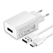 XIAOMI Originalni Xiaomi omrežni polnilec (18 W) kabel USB tipa C - bel, (21683658)