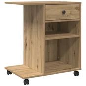 Vidaxl Stojalo za tiskalnik Oreh 60 x 40 x 68.5 cm Konstruiran les
