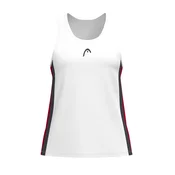 Dekliška brezrokavna majica Head CLUB 25 Tank Top Girls Red/White 152 cm