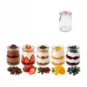 shumee Kozarec za sladice 200 ml, posoda za jogurt za pene, poročno darilo 5x