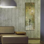 Opviq Zidni sat 30x90cm Šareni