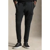 Polo Ralph Lauren Spodnji del trenirke 710980340501 Črna Regular Fit