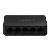 Switch Esperanza ONYX ENS103, 5-portno stikalo, 10/100/1000 Mbps