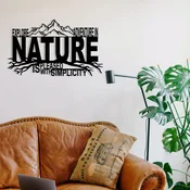 Wallity Zidna dekoracija Nature, 70 x 42 cm, Crna