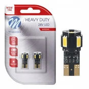 M-Tech ŽARNICA W5W T10 LED 24V TIR CANBUS BELA 2 KOS