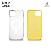 JUST IN CASE Maske za iPhone 14 Plus 2u1 Extra case MAG MIX PLUS žuta i providna