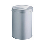 Durable koš za smeti kovinski (3305), srebrn