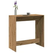 Vidaxl vidaXL Barska miza, Artisan hrast, 102x50x103,5 cm