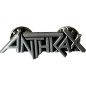 Anthrax Logo Odznak 40 x 16 mm