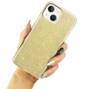 GS Bleščeč ovitek za iPhone 13, zlat