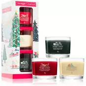 Yankee Candle Darilni set steklenih votivnih sveč Christmas Classics 3 x 37 g