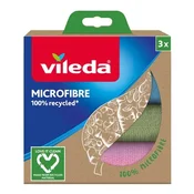 VILEDA Krpe od 100% recikliranog materijala MF 3/1 šarene