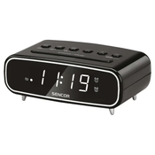 Sencor src 2600 b crni Fm radio sa digitalnim prikazom vremena