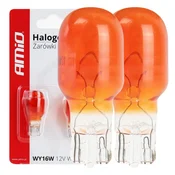 slomart AMiO Halogenske žarnice T15 WY16W (12V, 16W, W2.1x9.5d) - 2 kos.