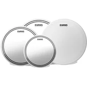 Evans EPP-EC2SHDD-R EC2S Clear Rock with HD Dry Snare Batter Set opni za bubanj