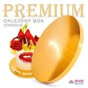 shumee Podstavek za torto zlat 34 cm 2 cm boben za torto Premium Brand4Cake